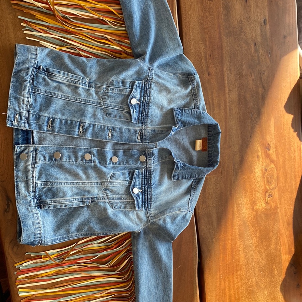 Scully cowgirl jean jacket